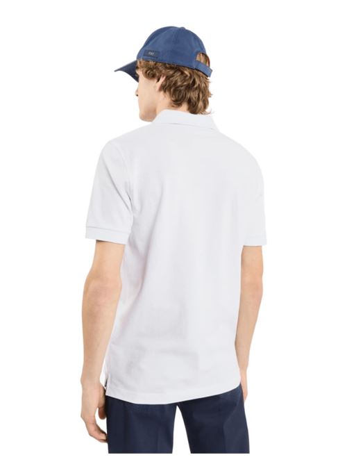 polo uomo cotone piquet stretch bianca FAY | NPMB250135STDWB001